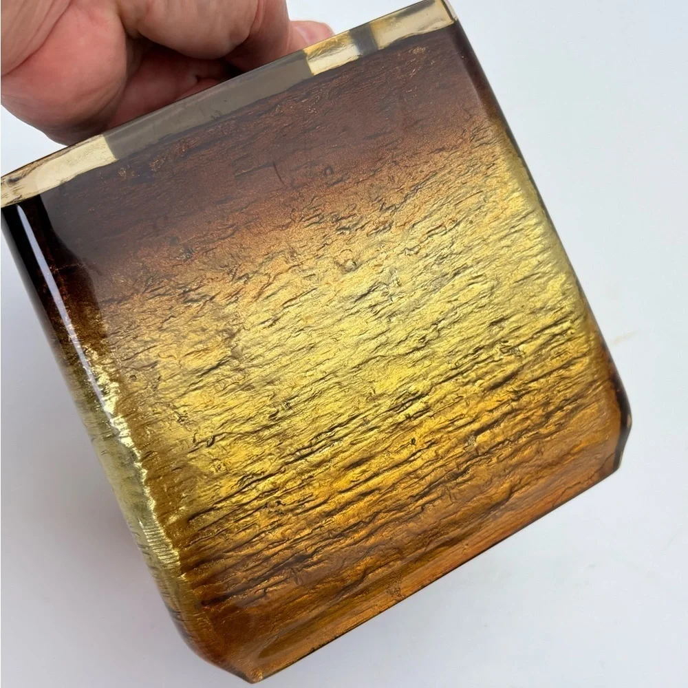 Veratex Gold and Brown Decorative Tissue Cover and Soap Dish